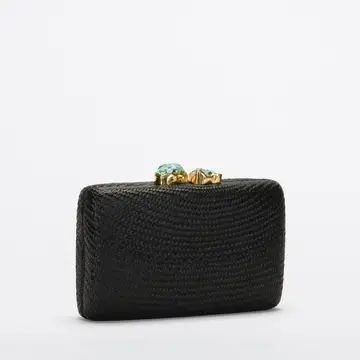 Clutch with Turquoise Clasp